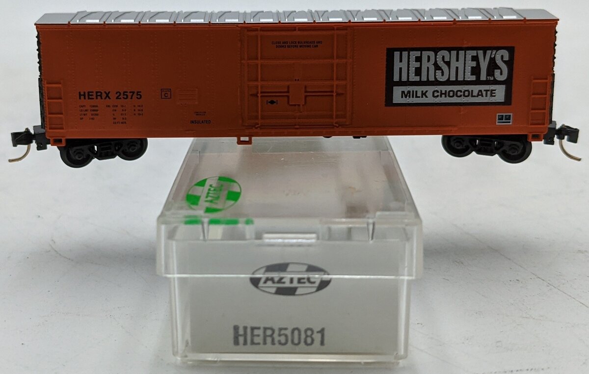 Aztec HER5081 N Scale Hersey's Chocolate 50' Reefer Car #2575 LN/Box