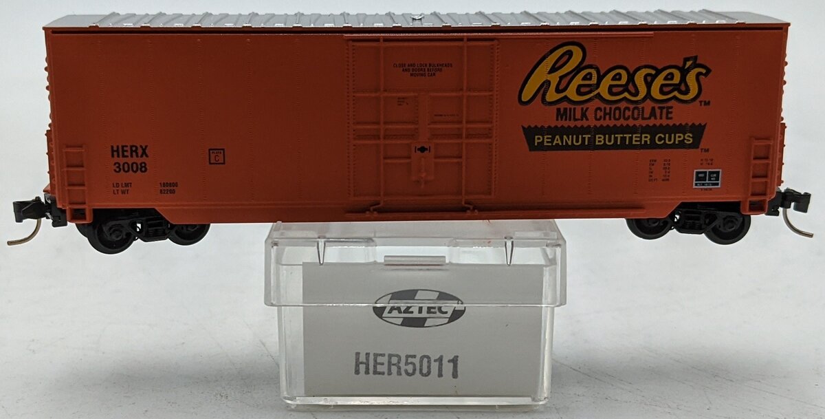 Aztec HER5011 N Reese's HERX 50' Boxcar #3008 LN/Box