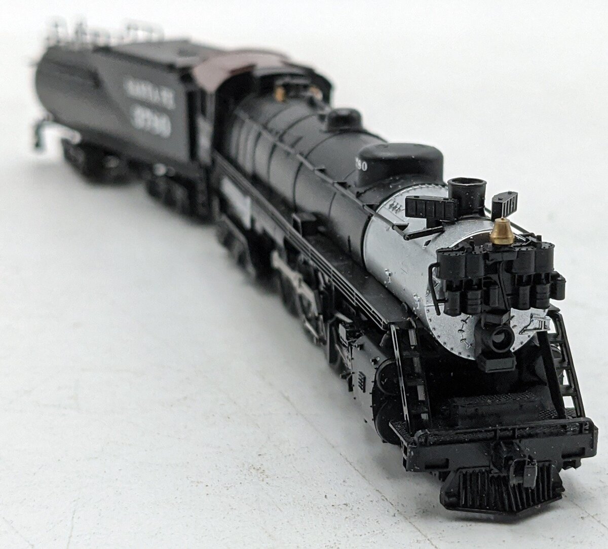 Con-Cor 3803 N Scale Santa Fe 4-8-4 Steam Locomotive & Tender LN/Box