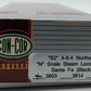 Con-Cor 3803 N Scale Santa Fe 4-8-4 Steam Locomotive & Tender LN/Box