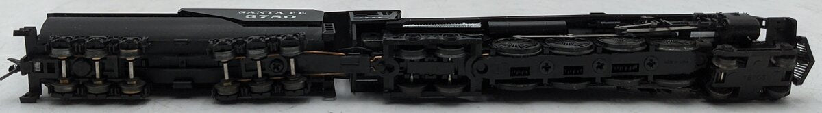 Con-Cor 3803 N Scale Santa Fe 4-8-4 Steam Locomotive & Tender LN/Box