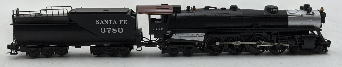Con-Cor 3803 N Scale Santa Fe 4-8-4 Steam Locomotive & Tender LN/Box