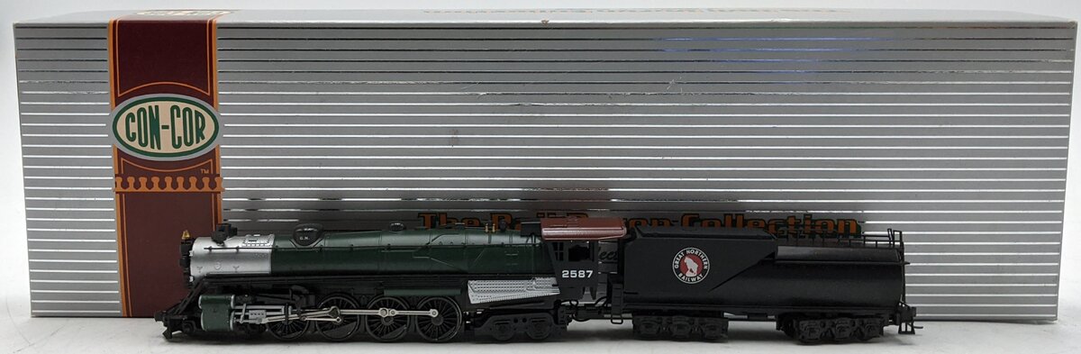 Con-Cor 3810 N Scale Great Northern S-2 4-8-4 Locomotive & Tender #2584 LN/Box