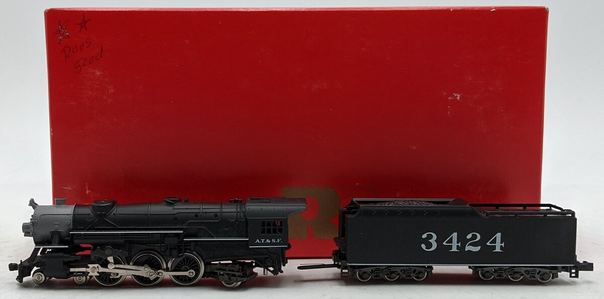 Rivarossi 9273 N Atchison, Topeka and Santa Fe 4-6-2 Steam Locomotive and Tender LN/Box