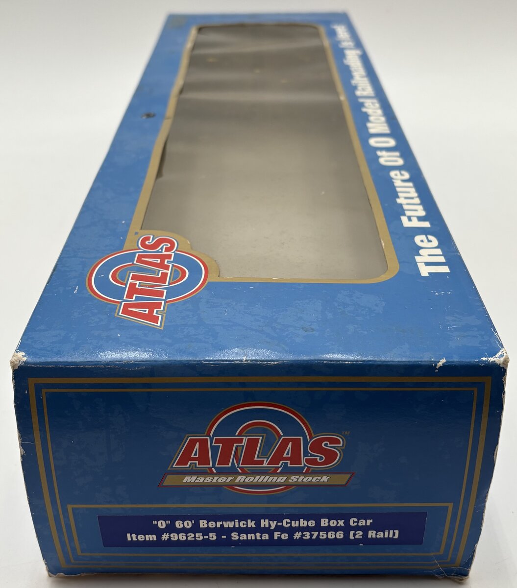 Atlas 9625-5 O Santa Fe 60' Berwick Hy-Cube Box Car #37566 (2-Rail) EX/Box