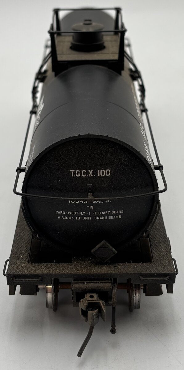 Atlas 9218-1 O Tank Gas 11,000 Gallon Tank Car #100 (2-Rail) VG/Box