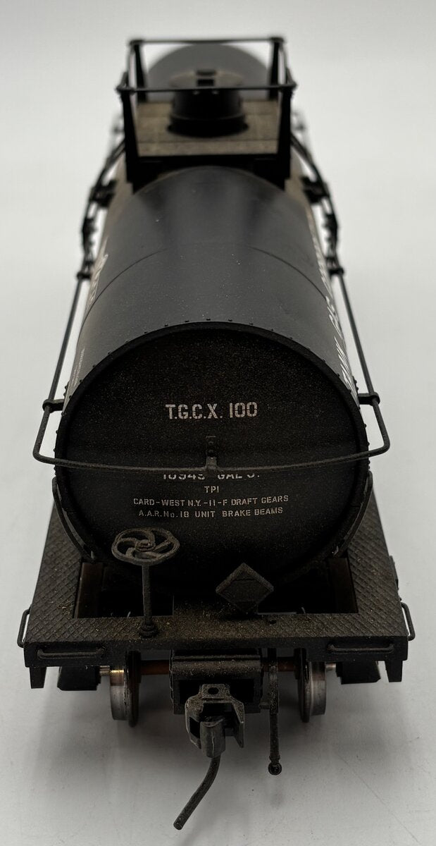 Atlas 9218-1 O Tank Gas 11,000 Gallon Tank Car #100 (2-Rail) VG/Box