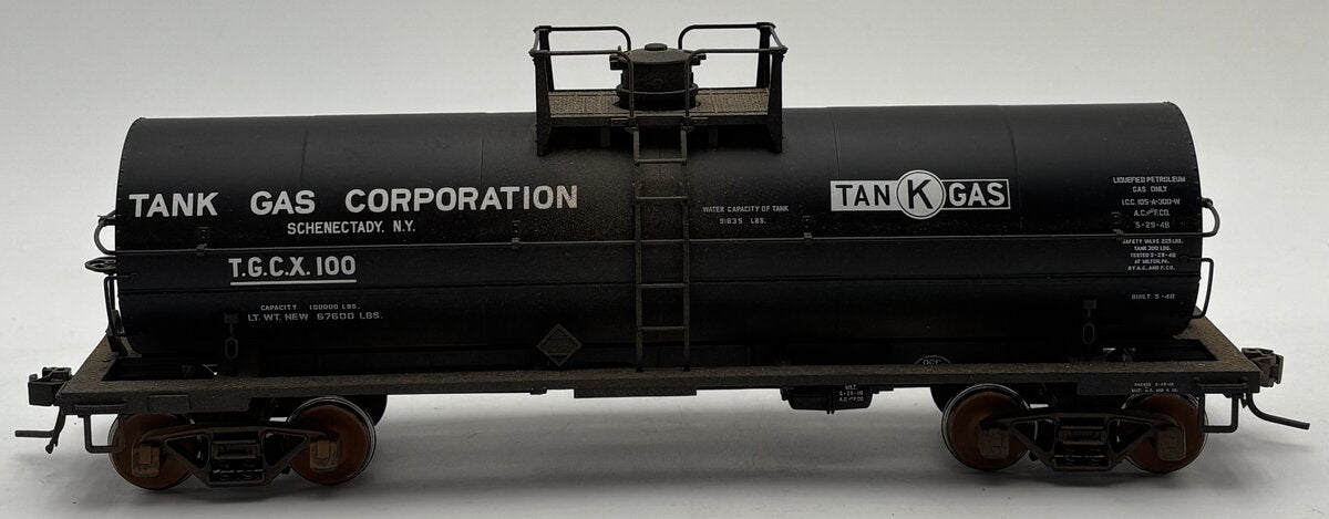 Atlas 9218-1 O Tank Gas 11,000 Gallon Tank Car #100 (2-Rail) VG/Box