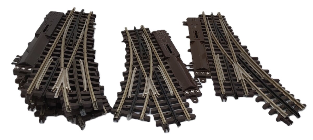 Atlas Assorted Left and Right Switch Turnouts [5] VG