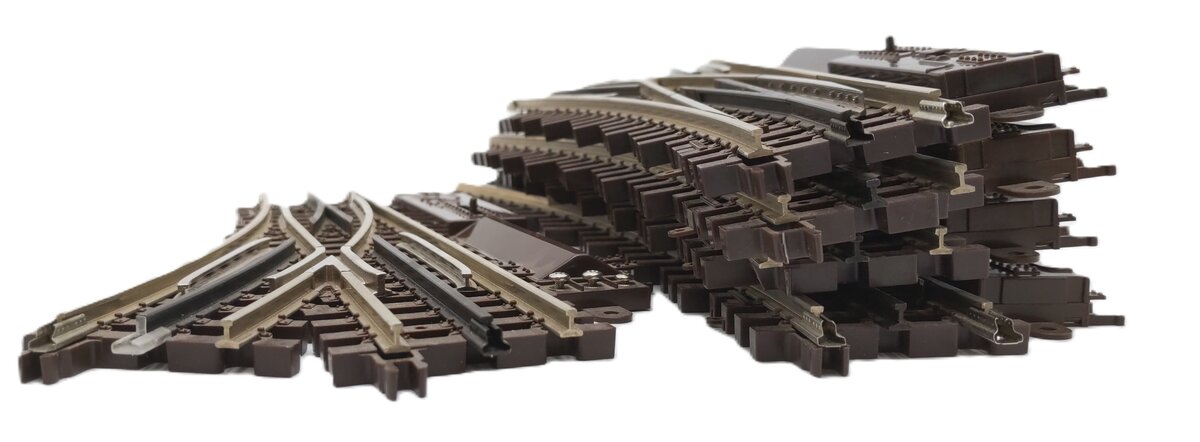 Atlas Assorted Left and Right Switch Turnouts [5] VG