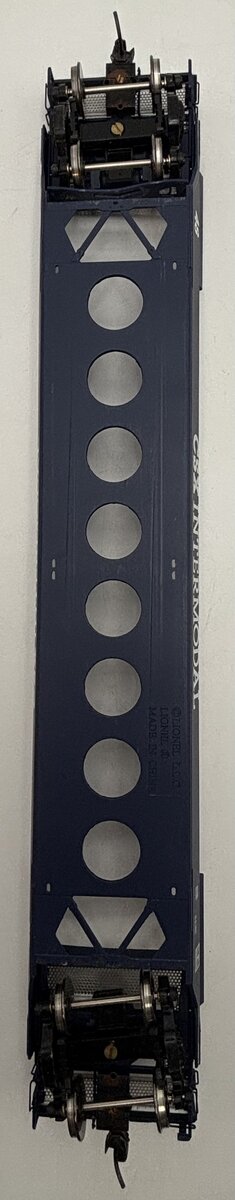 Lionel 6-27526 O Gauge CSX Husky Stack Flatcar w/ Container Load #620354 VG/Box