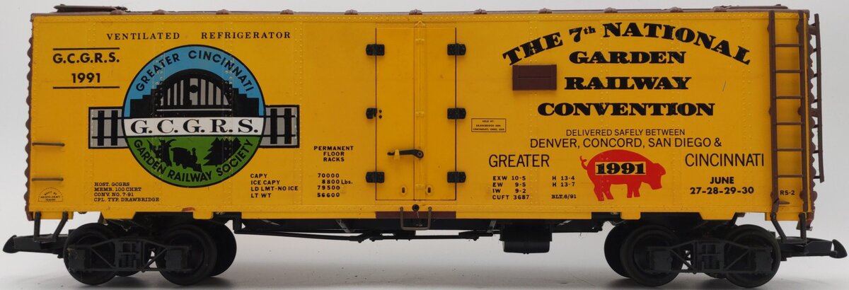 Aristo-Craft 46291 Aristo-Craft 4629 GRS 1991 Convention Reefer Car EX