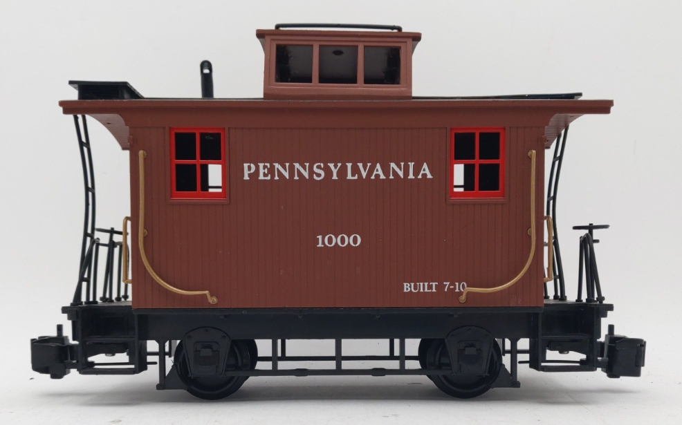 Bachmann 93114 G Pennsylvania 4-Wheel Wood Bobber Caboose #1000 EX