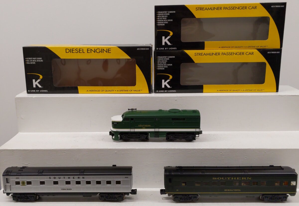 K-Line 6-21217 O Southern Executive Train Set LN/Box