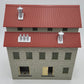 MTH 30-90188 O Granary Layout Building Gray Stone w/Red Oxide Roof EX