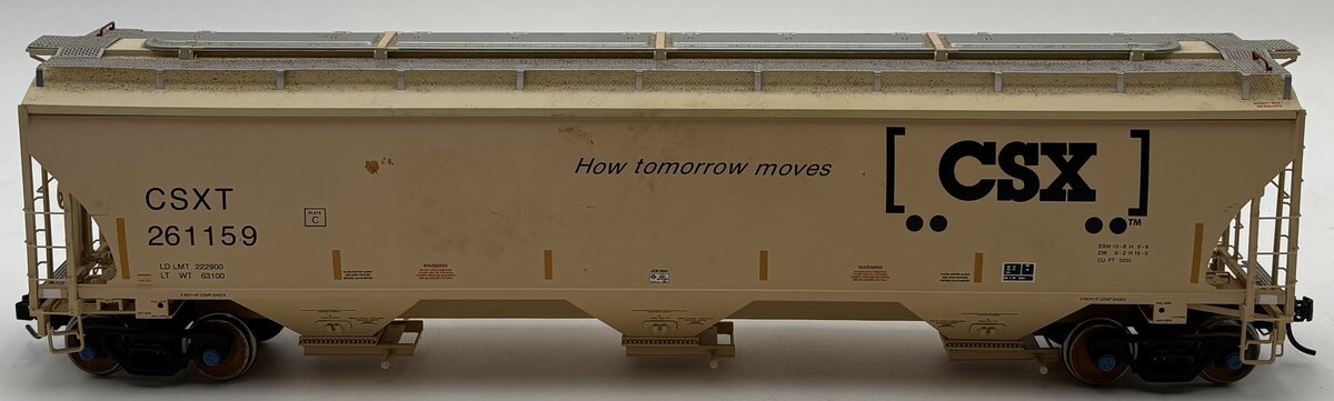 Atlas 3002126-3 O Scale CSX Trinity 5161 Covered Hopper #261159 [2-Rail] VG/Box