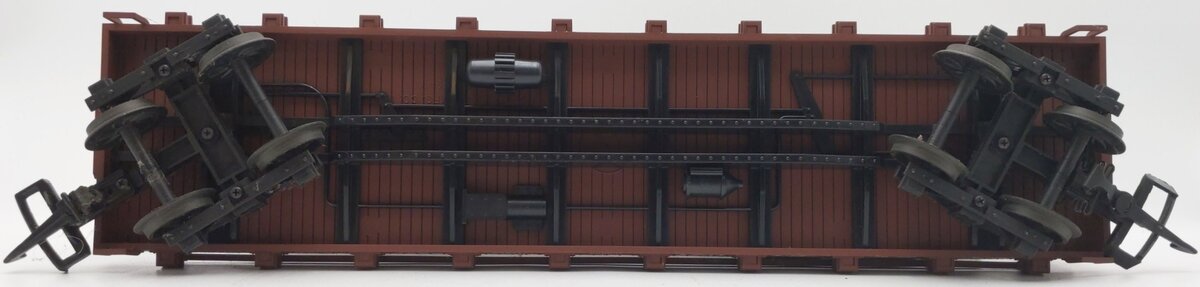 USA Trains R17045 G Santa Fe Piggy Back Flat Car, Silver/Brown #F3225 EX