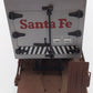 USA Trains R17045 G Santa Fe Piggy Back Flat Car, Silver/Brown #F3225 EX
