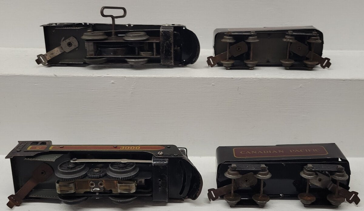 Marx Vintage O Canadian Pacific Locomotives & Tenders 3000, 2451 [4]