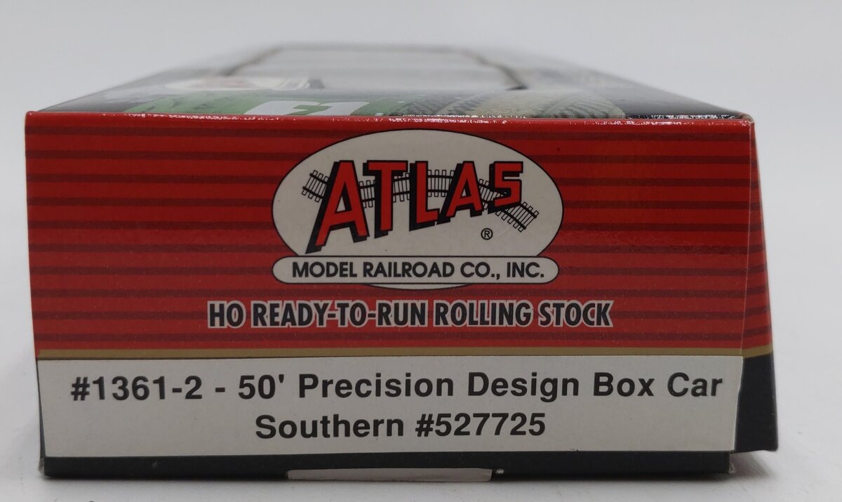 Atlas 1361-2 HO Southern 50' Precision Design Box Car #527725 LN/Box