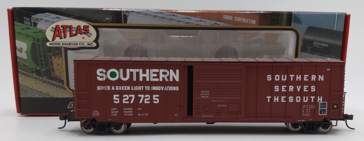 Atlas 1361-2 HO Southern 50' Precision Design Box Car #527725 LN/Box