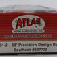 Atlas 1361-2 HO Southern 50' Precision Design Box Car #527725 LN/Box