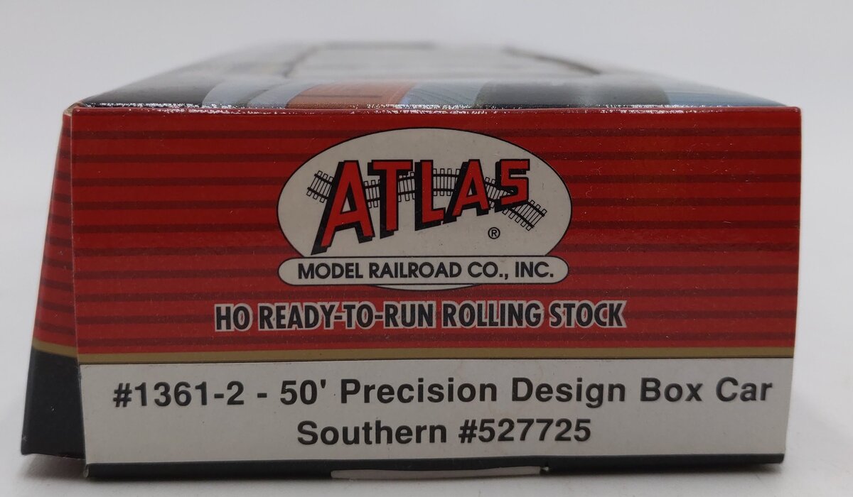 Atlas 1361-2 HO Southern 50' Precision Design Box Car #527725 LN/Box