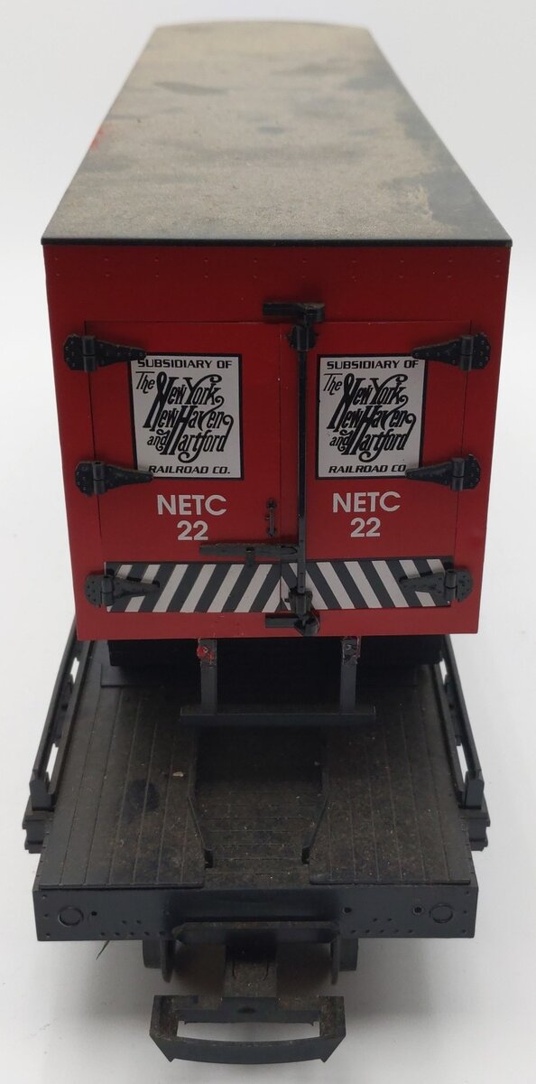 USA Trains 17011 G New England Transportation Piggyback Flatcar with Trailer EX