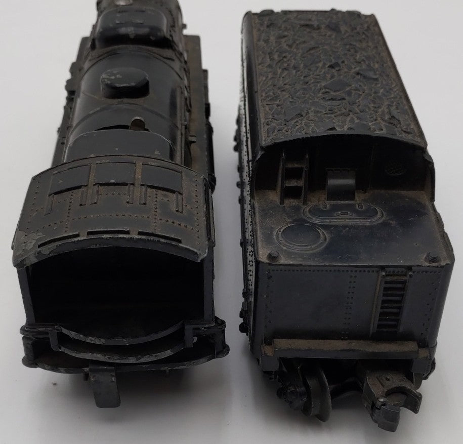 Lionel 2026 Vintage O 2-6-4 Diecast Steam Locomotive & 6066T Tender VG