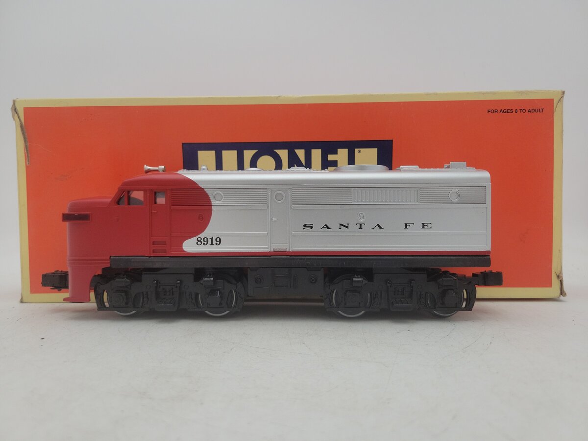 Lionel 6-18919 O Gauge Santa Fe Alco Dummy A Unit Diesel with Horn #8919 VG/Box