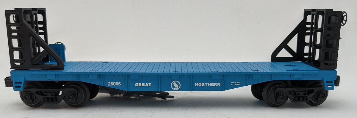 Lionel 6-26066 O Gauge Great Northern Flatcar w/ Bulkheads #26066 LN/Box