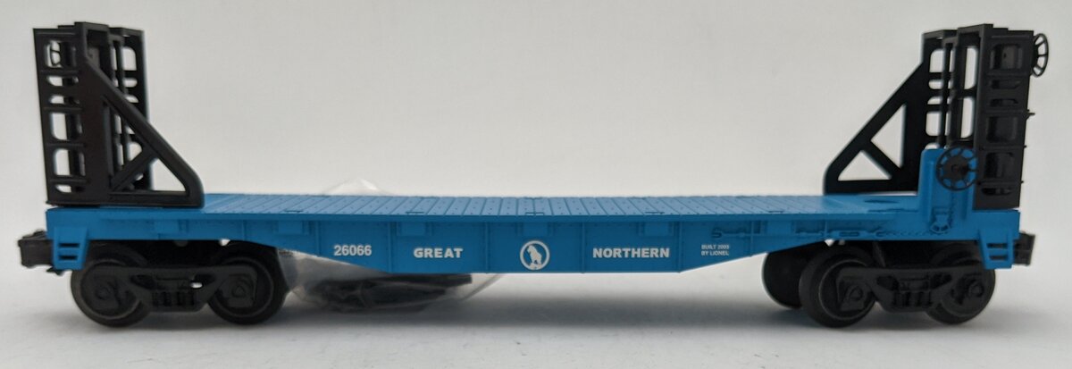 Lionel 6-26066 O Gauge Great Northern Flatcar w/ Bulkheads #26066 LN/Box