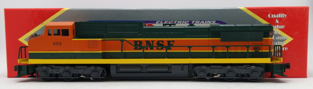Williams DA9-01 O Gauge BNSF Dash 9 Powered Diesel Locomotive #988 EX/Box