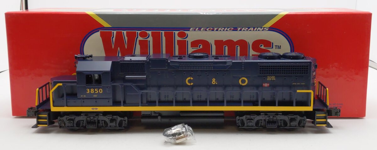 Williams 38-203 GP-38 O Gauge Chesapeake & Ohio Diesel Locomotive # 3850 EX/Box