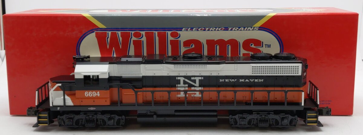 Williams GP38-208 O Gauge New Haven GP38 Diesel Locomotive #6694 EX/Box