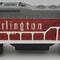 Williams gp-9-224D O Gauge Burlington GP-9 Locomotive Dummy #1587 VG/Box