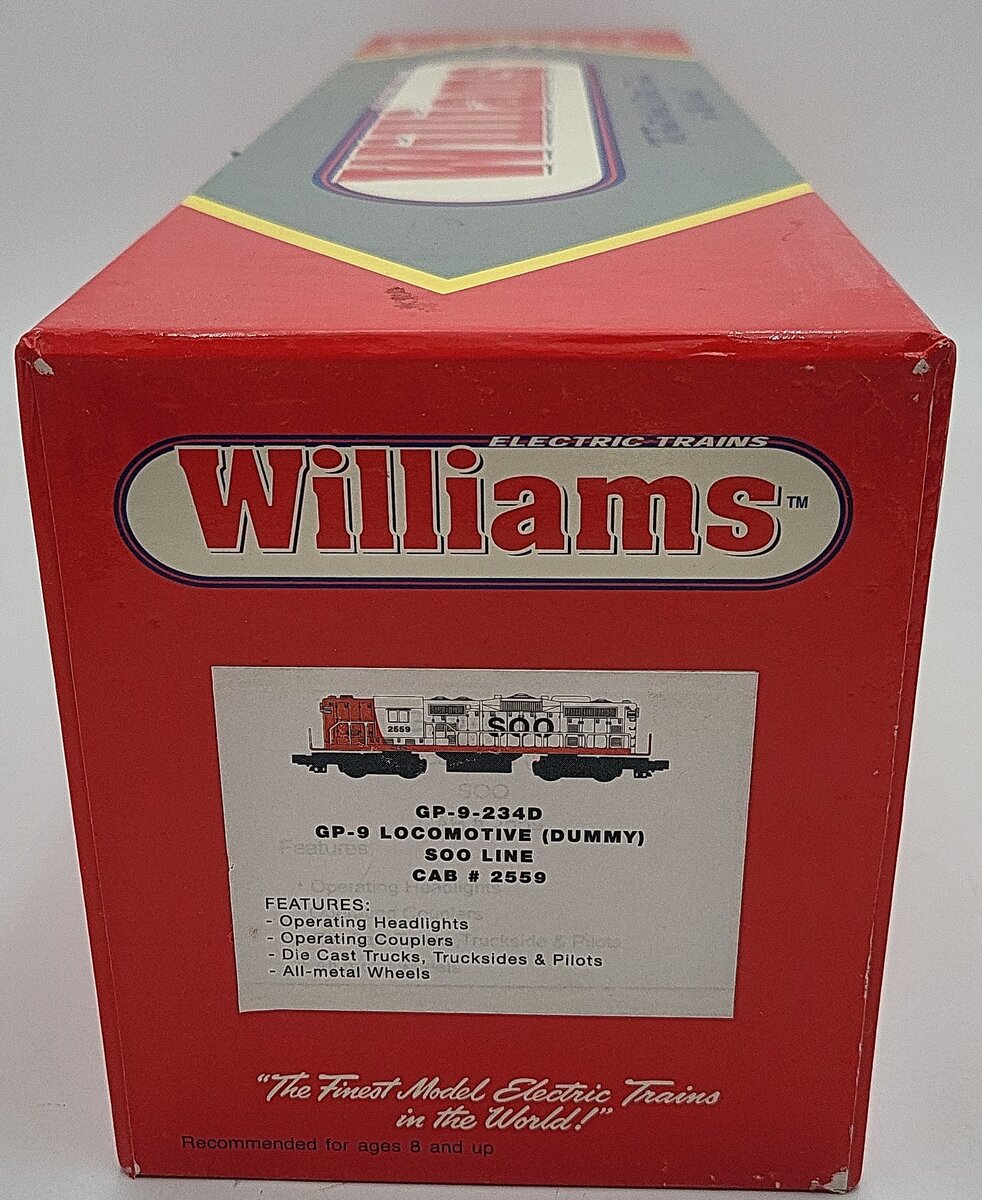 Williams GP-9-234D Soo Line GP-9 Non-Powered Diesel Locomotive #2559 EX/Box