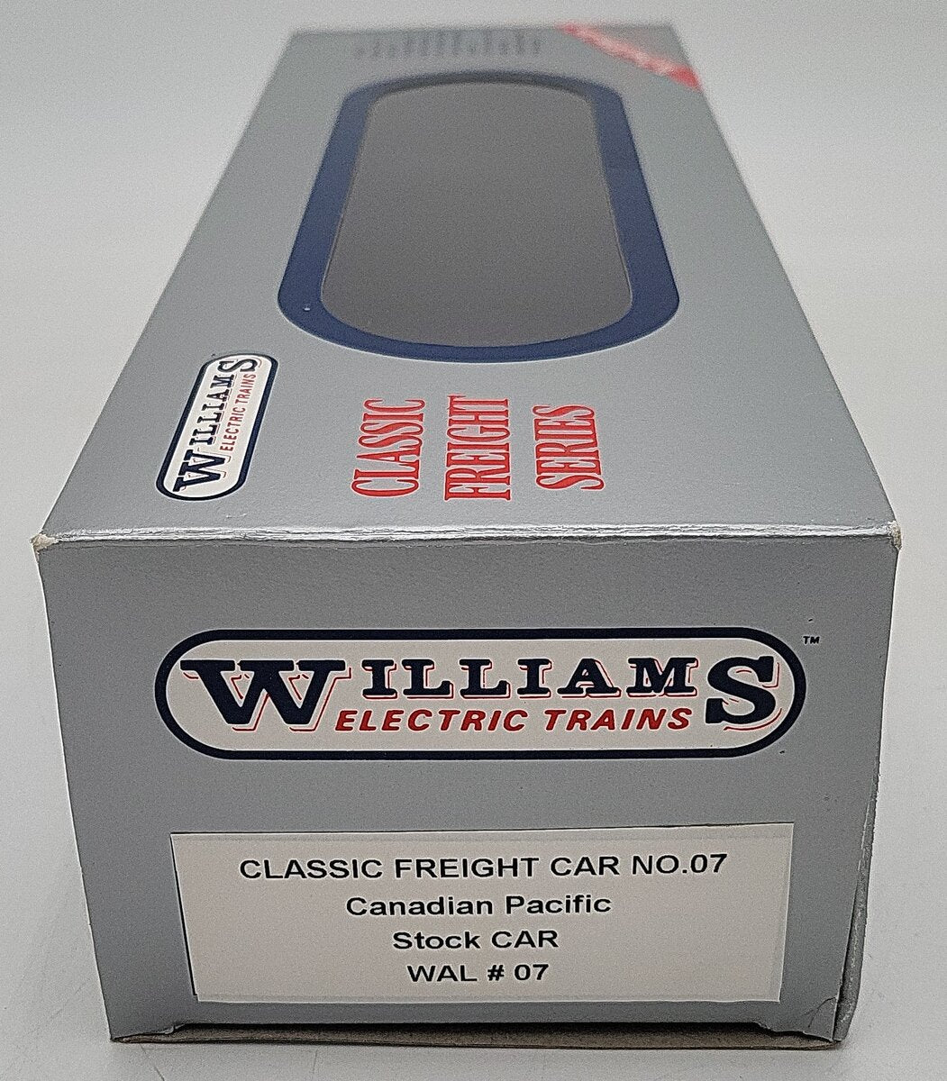 Williams WAL #07 O Gauge Canadian Pacific Stock Car #24859 LN/Box