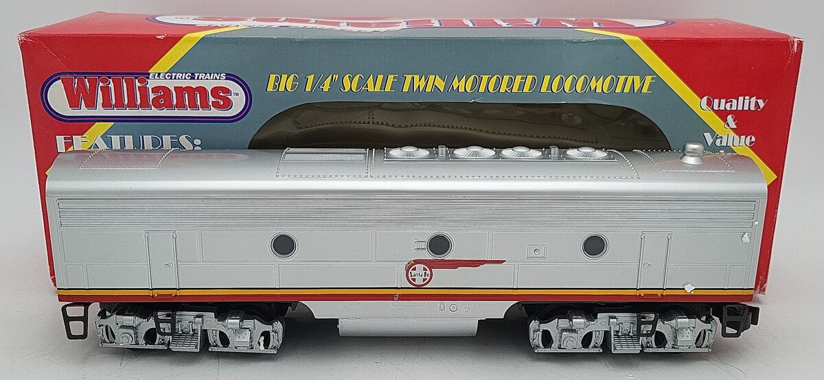 Williams F7-120B O Gauge Santa Fe Dummy B Unit Diesel Locomotive VG/Box
