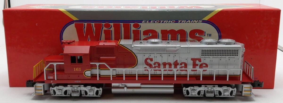 Williams GP38-210 O Gauge Santa Fe GP-38 Diesel Locomotive #161 EX/Box