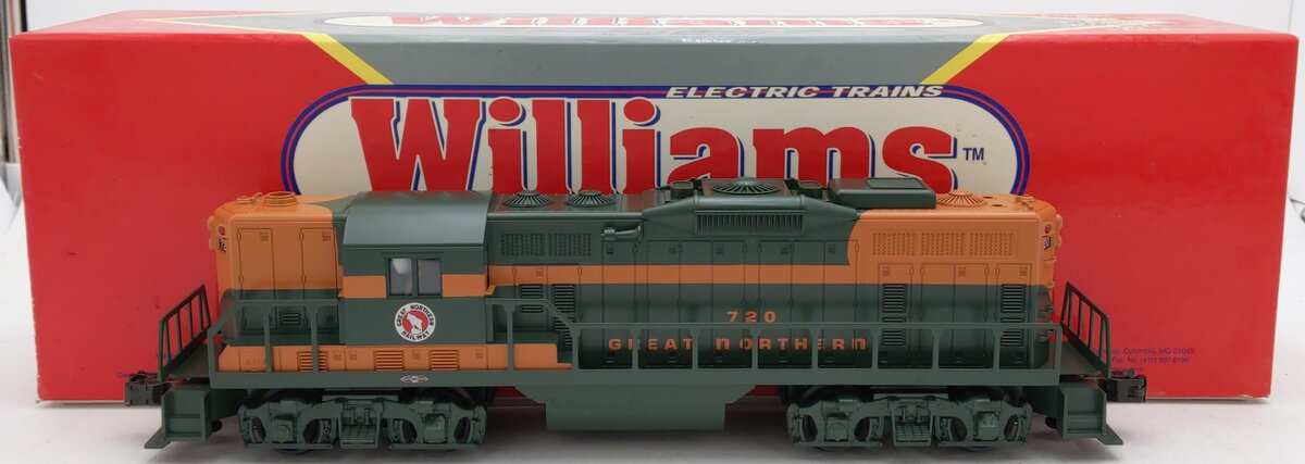Williams GP9-230 O Gauge Great Northern GP-9 Diesel Locomotive #720 EX/Box