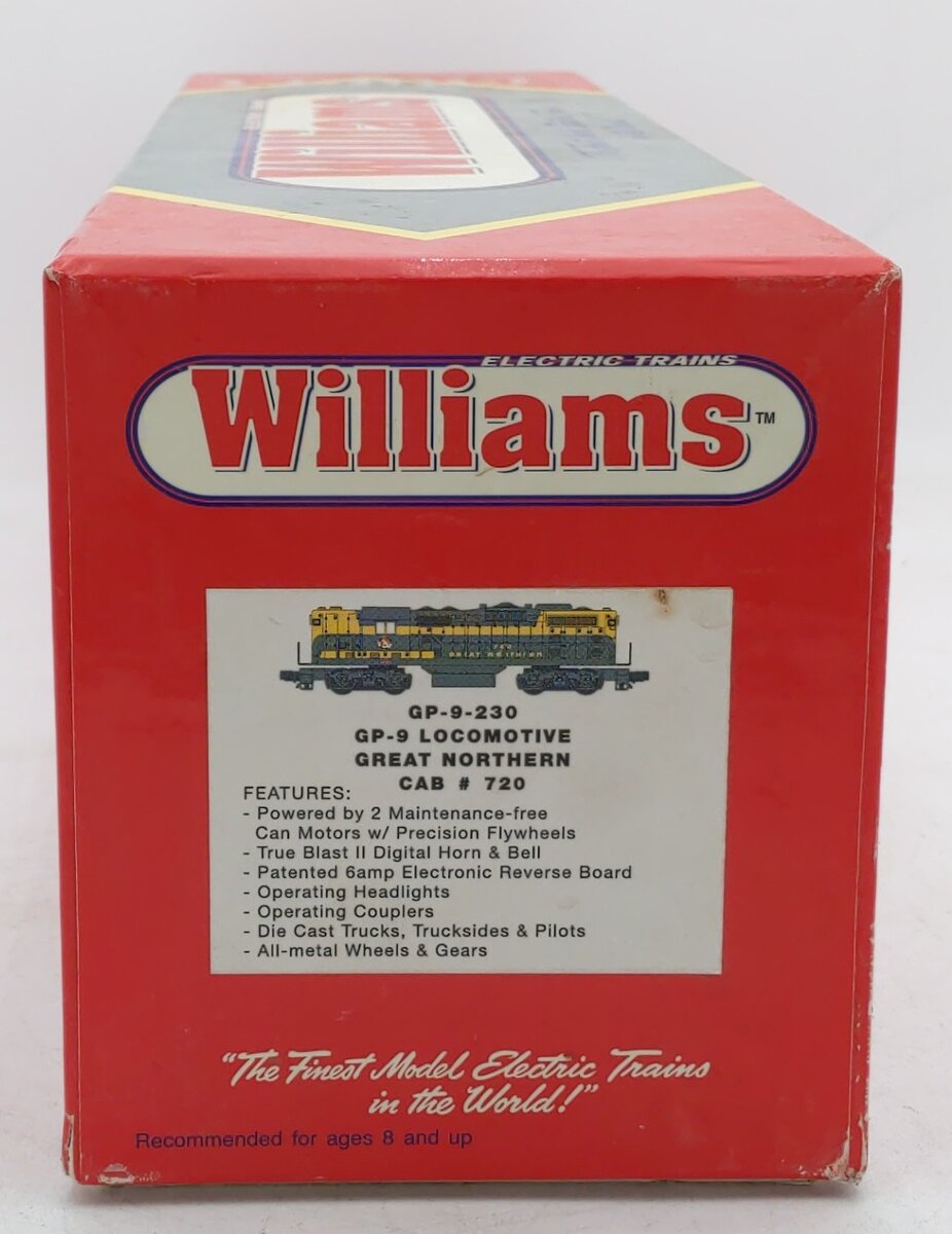 Williams GP9-230 O Gauge Great Northern GP-9 Diesel Locomotive #720 EX/Box