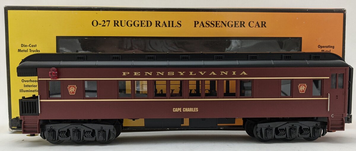 MTH 30-4216C O Gauge Pennsylvania "Cape Charles' Madison Observation Car LN/Box