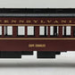 MTH 30-4216C O Gauge Pennsylvania "Cape Charles' Madison Observation Car LN/Box