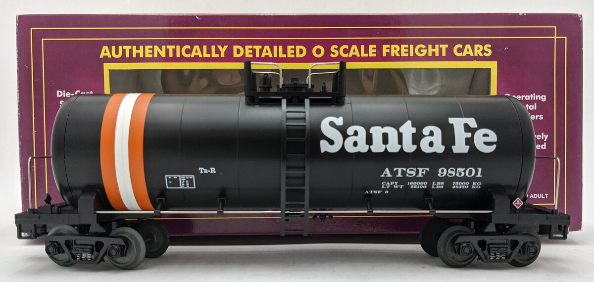 MTH 20-90013B O Santa Fe Tank Car #98501 LN/Box