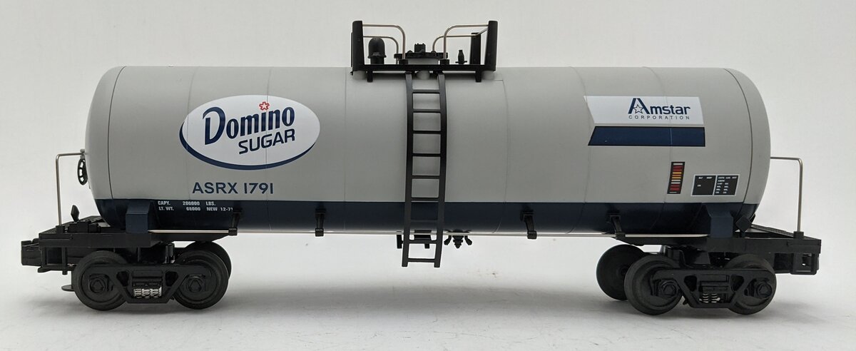 MTH 20-92012 O Gauge Domino Sugar Single Dome Tank Car #1791 LN/Box