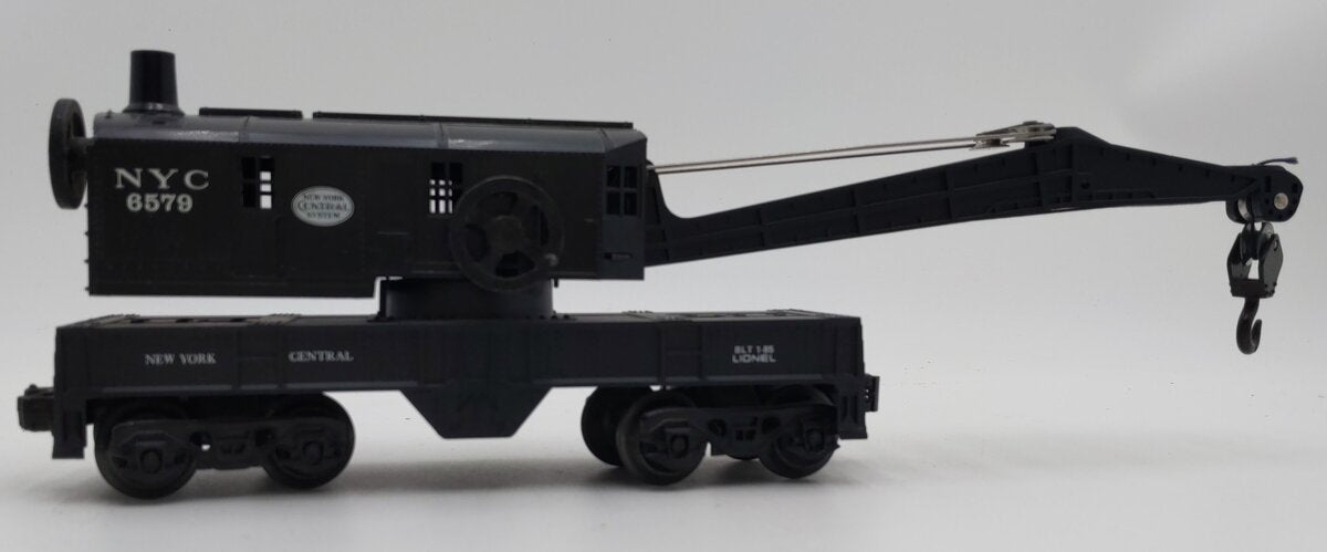 Lionel 6-6579 O Gauge New York Central 4-Wheel Crane Car #6579 EX/Box