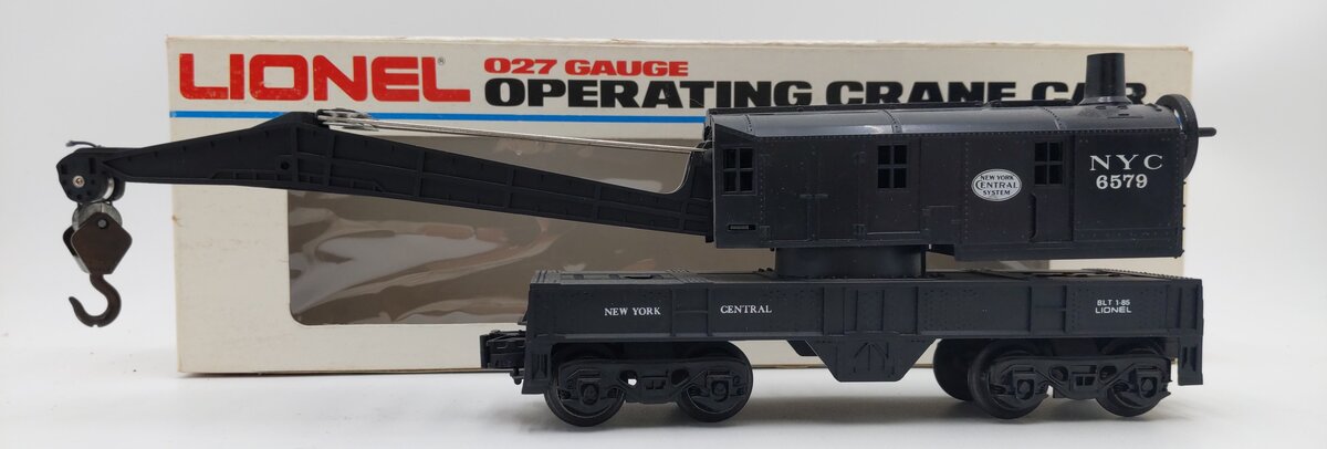 Lionel 6-6579 O Gauge New York Central 4-Wheel Crane Car #6579 EX/Box