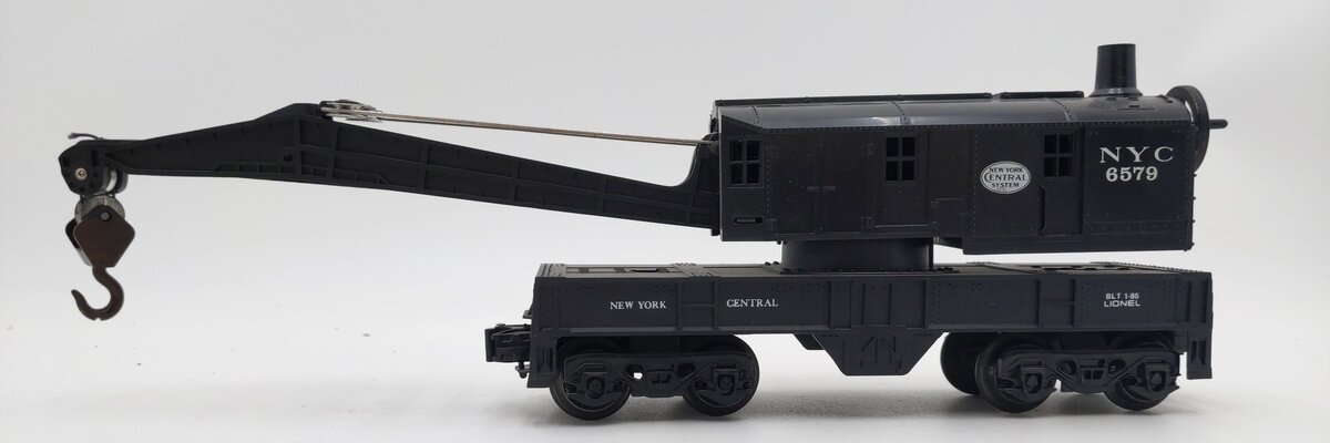 Lionel 6-6579 O Gauge New York Central 4-Wheel Crane Car #6579 EX/Box