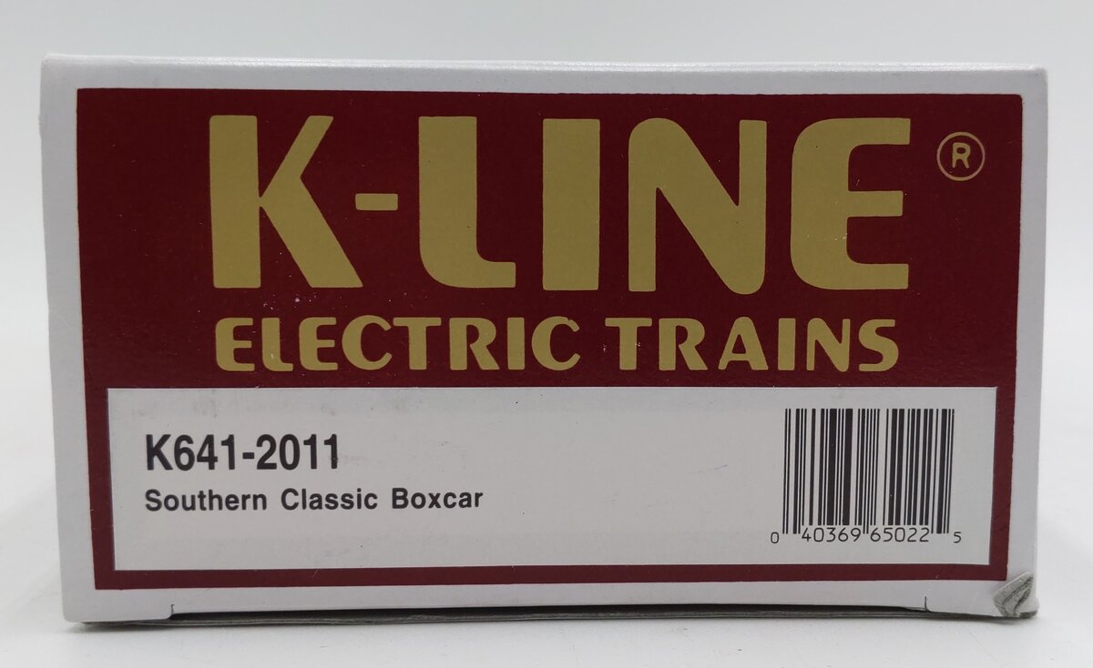 K-Line K641-2011 O Gauge Southern Wave Classic Boxcar #6412011 LN/Box